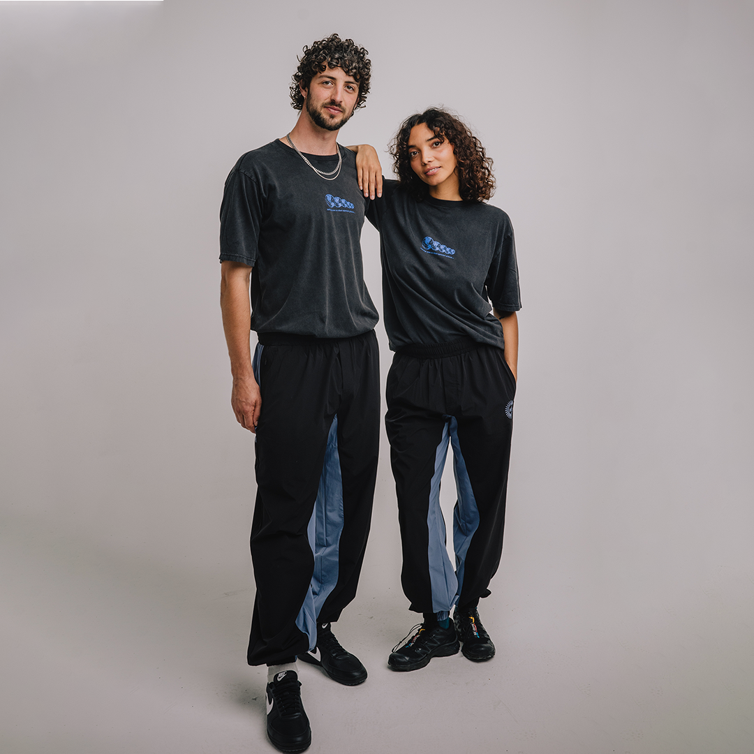 Cobalt Panelled Trackies