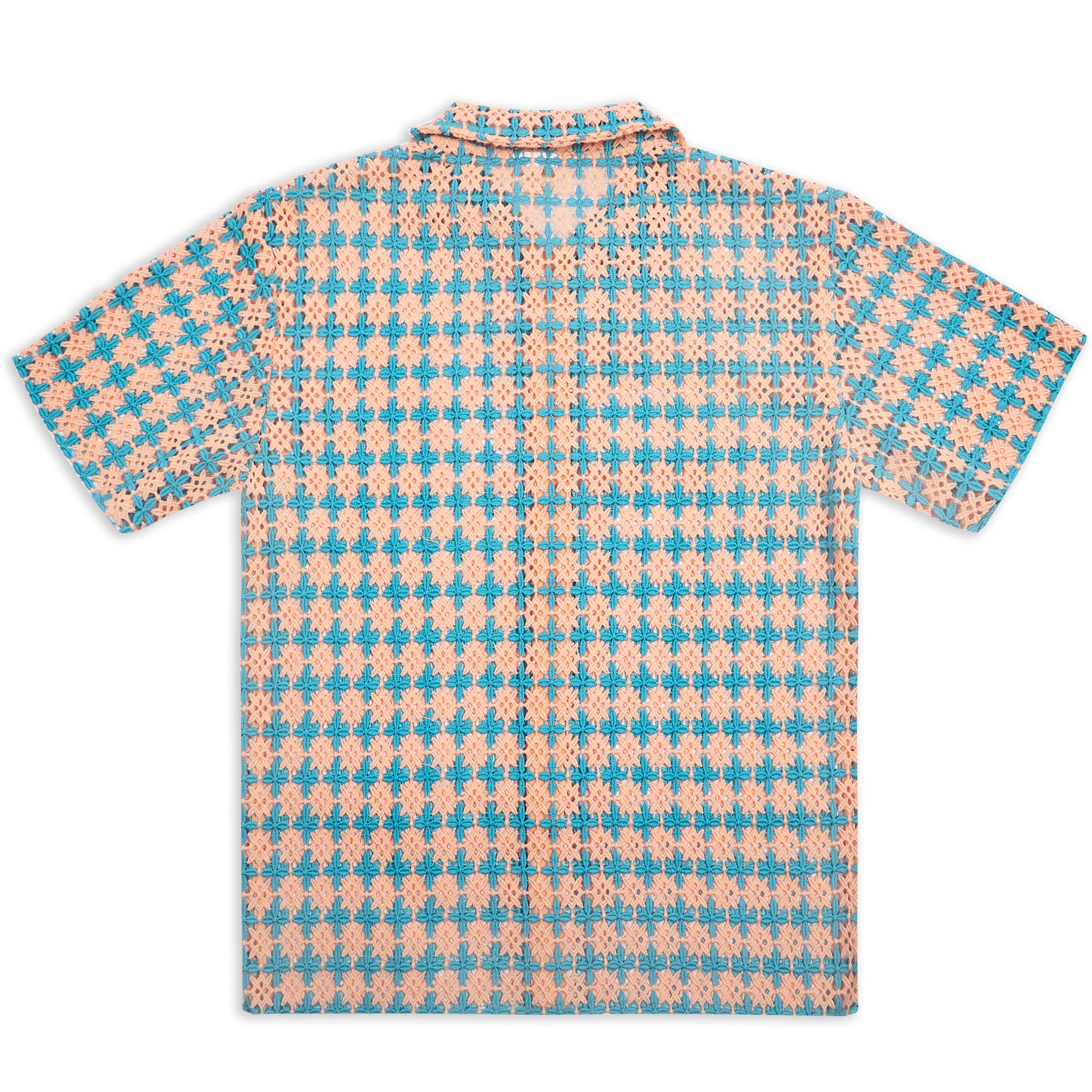 Peach Lagoon Crochet Shirt