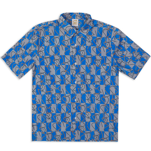 Chequered Tag Button Up Shirt