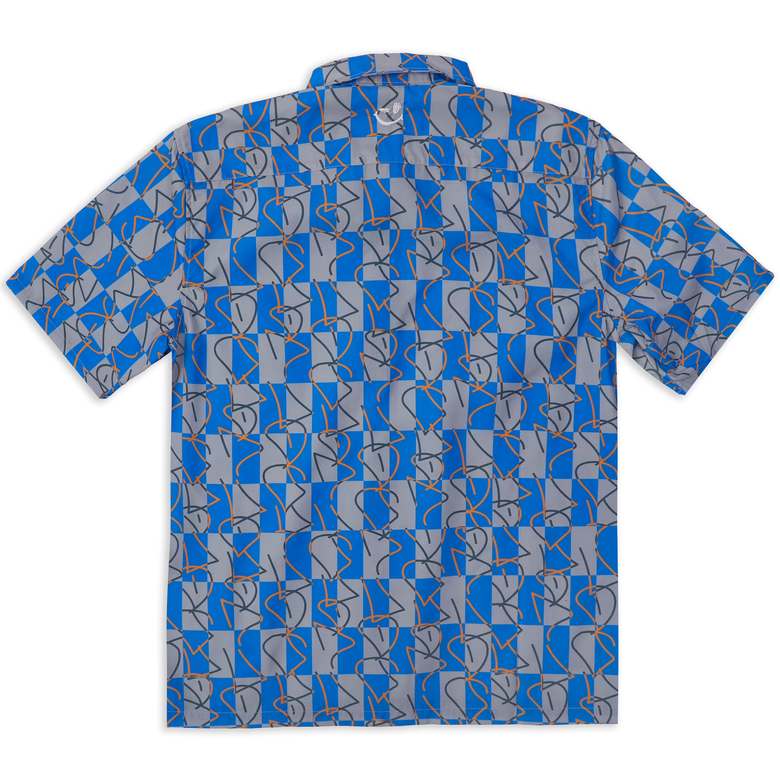 Chequered Tag Button Up Shirt